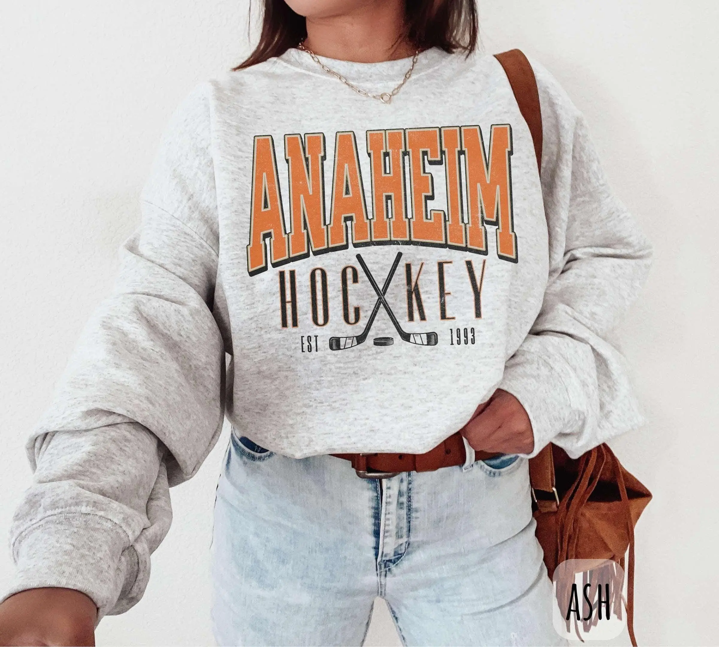 Vintage Anaheim Hockey Sweatshirt | Retro Anaheim T-Shirt or Hoodie for Fans | California Game Day Apparel