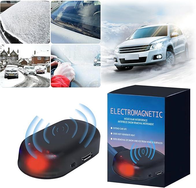 2026 New Solar-Powered Car Snow & Ice Remover | Automatic Winter Windshield Defroster for Outdoor Parking.