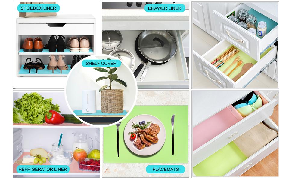 LMMAKE 12Pcs Cuttable Refrigerator Lining Mats Non Toxic Food Grade Material Easy Cleaning Nonslip Waterproof Drawer Cabinet Mats Insulated Moisture Proof Stain Resistant Coasters Fridge Accessories LMMAKE 12Pcs Cuttable Refrigerator Lining Mats Non Toxic Food Grade Material Easy Cleaning Nonslip Waterproof Drawer Cabinet Mats Insulated Moisture Proof Stain Resistant Coasters Fridge Accessories