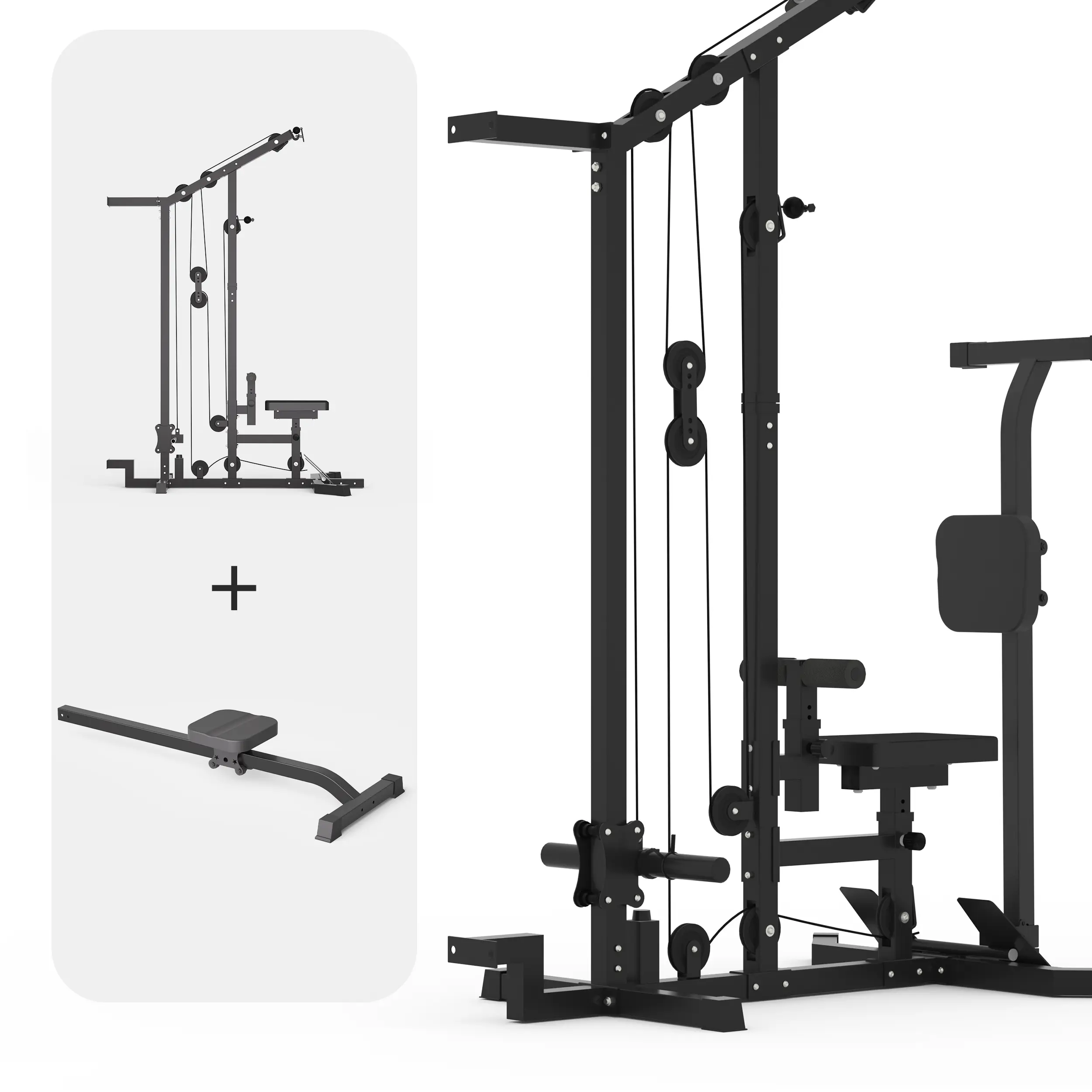 Lat Pulldown + Row Attachment (Full Set)