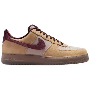 Nike Air Force 1 Low '07 Premium Linen Moon Particle Burgundy IQ3408-286 Men's Fashion Shoes New