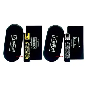 Clipper full metal mex skulls lighter refillable Clipper full metal mex skulls lighter refillable
