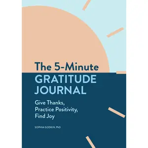 5-Minute Gratitude Journal with Guided Prompts for Reflection & Mindfulness