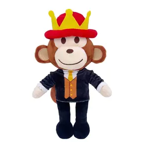 9-Inch Jandel The Monkey Plush – Adorable Soft Stuffed Animal, Cozy Huggable Plush Toy for Room Decor & Collectors