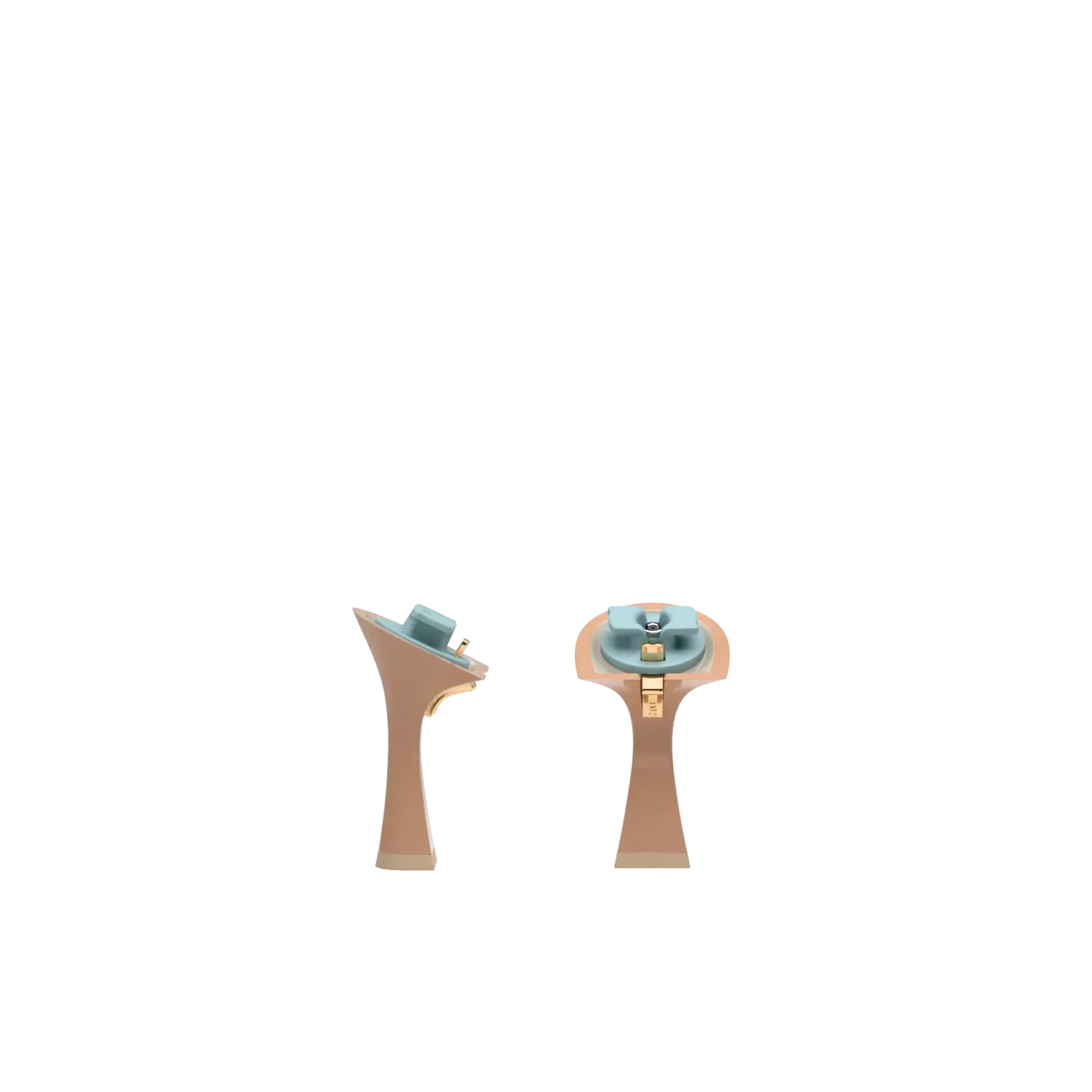 Flare Stiletto Heel Kit 4 Latte