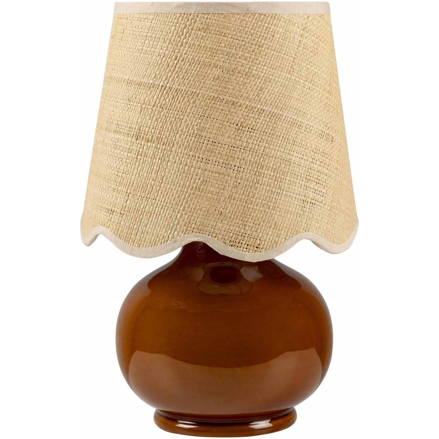 Livabliss Stella Diminuta Country Cottage Accent Table Lamp - Bell-Shape Ceramic Base, Soft Lighting, Compact Freestanding Lamp for Whimsical Aesthetic Living Room & House Room Decor, Living Room Decor