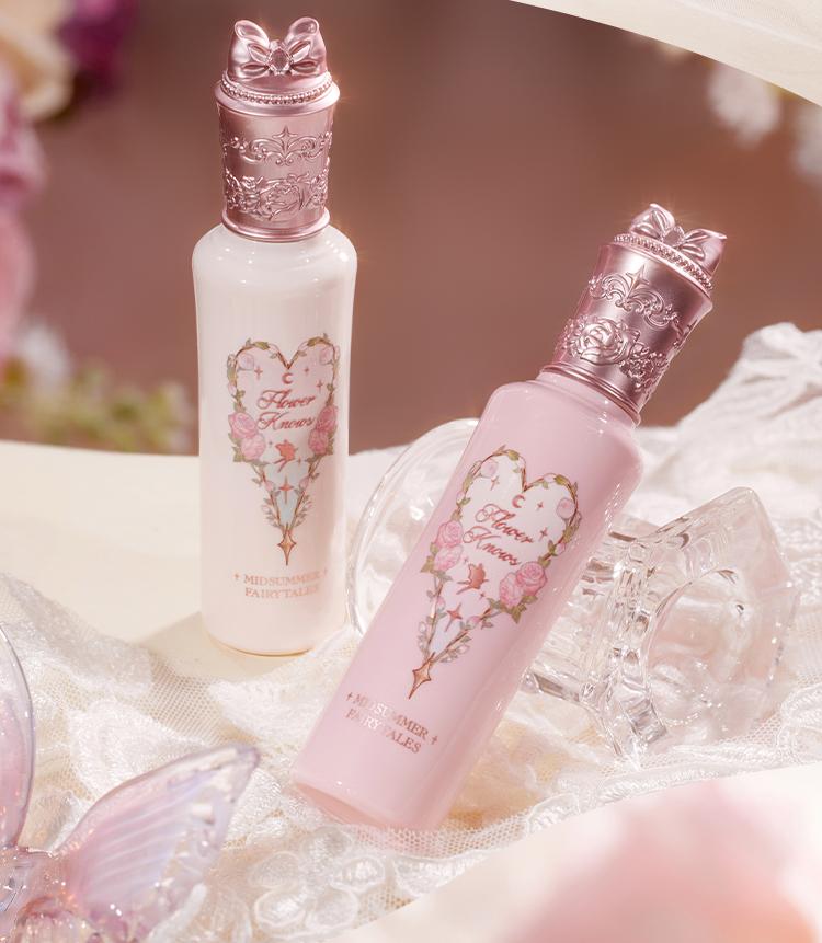 Flower Knows Midsummer Fairytales Collection Liquid Highlighter - Multichrome, Longlasting, Waterproof, Festival Makeup, Christmas Cosmetic Gift