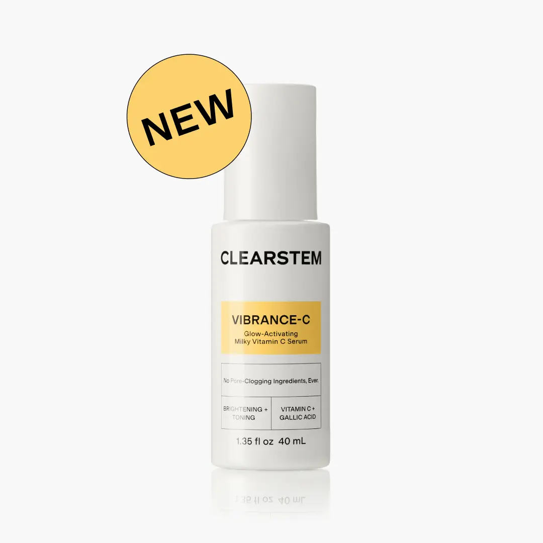 [CLEARSTEM] VIBRANCE-C Clinically Tested Milkly Glow Activating Vitamin C Serum, Vitamin C (3-O Ethyl Ascorbate), Gallic Acid, Bisabolol, Immediate Glow, Lasting Brightness, Visibly Brightens Skin, For Acne-Prone and Sensitive Skin, 1.35 fl oz