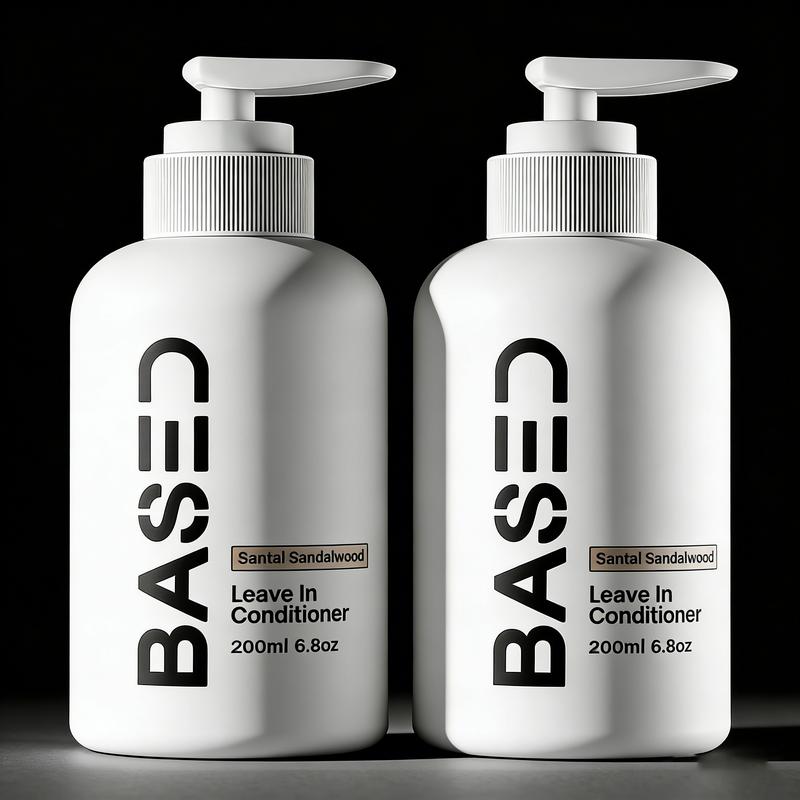 BASED 2-Pack Leave-in Conditioner | Instant Hydrate & Frizz Tame | Smooth Manageable Hair for All Types