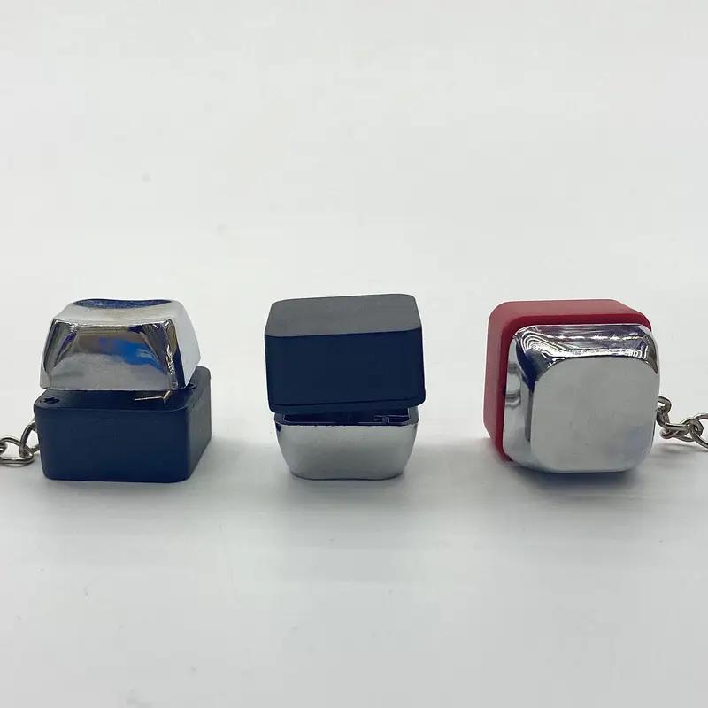 Prank Shock Button Keychain - Safe Low-Voltage Gadget for Parties Offices and Dormitories Fun Prank Toy Keychain