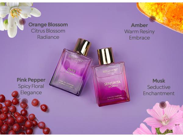 Bellavita Luxury Girl’s Night Out Perfume | Women’s Fragrance | Date & Senorita | Fun, Flirty & Confident Scent | Long-Lasting Eau De Parfum | Vegan & Cruelty-Free