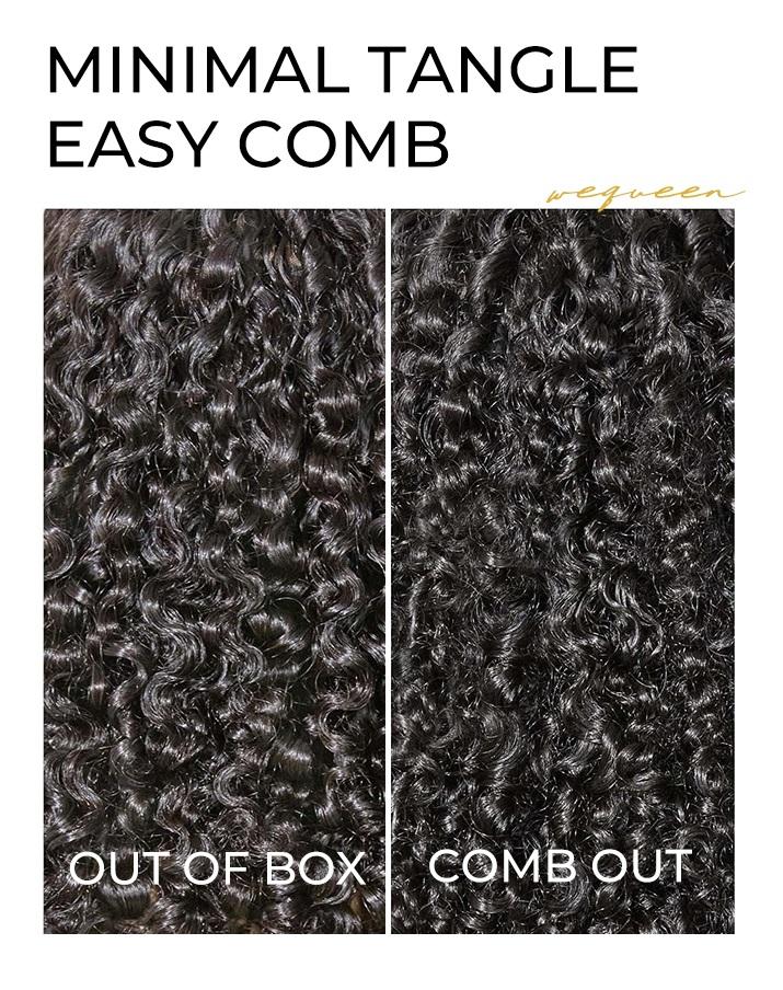 [Wequeen] 5x5 HD Lace Wig Messy Curly Bohemian Curly Flowy Boho Vibes Glueless Pre Cut Beginner Friendly Hair Breathable Cap Natural Look
