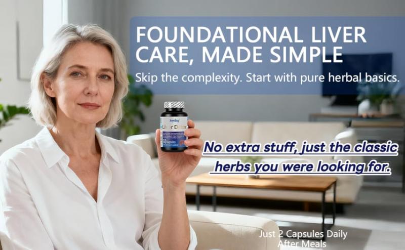 JOYUNG Liver Support with 540mg Milk Thistle, Artichoke, Dandelion, Licorice & Turmeric | Boosts Liver Performance & Detoxification, Supports Liver Function, Promotes Healthy Liver, Natural Herbal Liver Detox Supplement, 60 Capsules