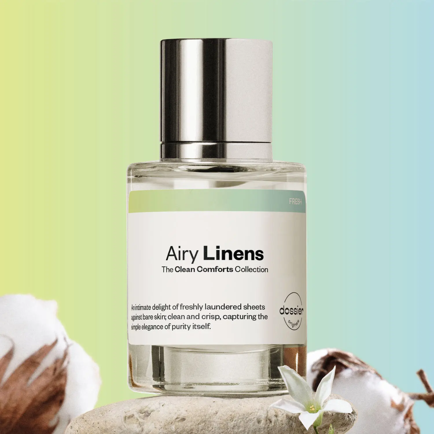 Airy Linens, Dossier, Unisex Perfume, Eau de parfum, Aldehydes, Bergamot, Jasmine, Lavender, Rose, Musk, Cashmeran, Oakmoss Airy Linens, Dossier, Unisex Perfume, Eau de parfum, Aldehydes, Bergamot, Jasmine, Lavender, Rose, Musk, Cashmeran, Oakmoss