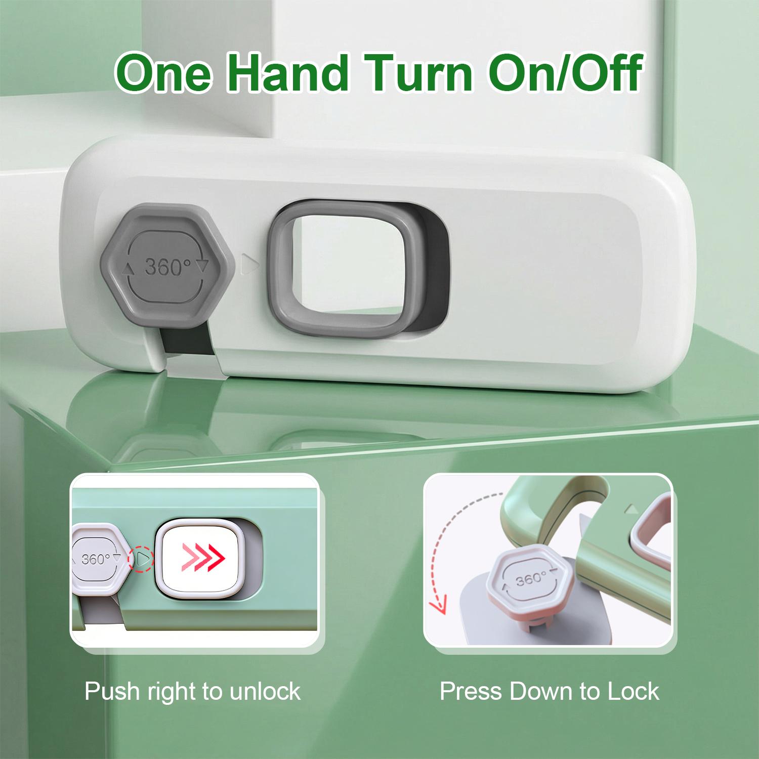 5Pack Child Proof Refrigerator Lock, Baby Proofing Cabinet Locks, oven lock child safety, fridge lock, for Fridge, Drawers, Dishwasher, Oven, Cupboard, Closet, Adhesive, No Tools Need