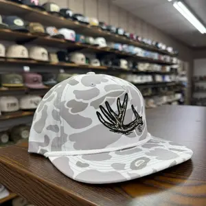 Antler Shed Rope Hat - Blizzard Duck Camo