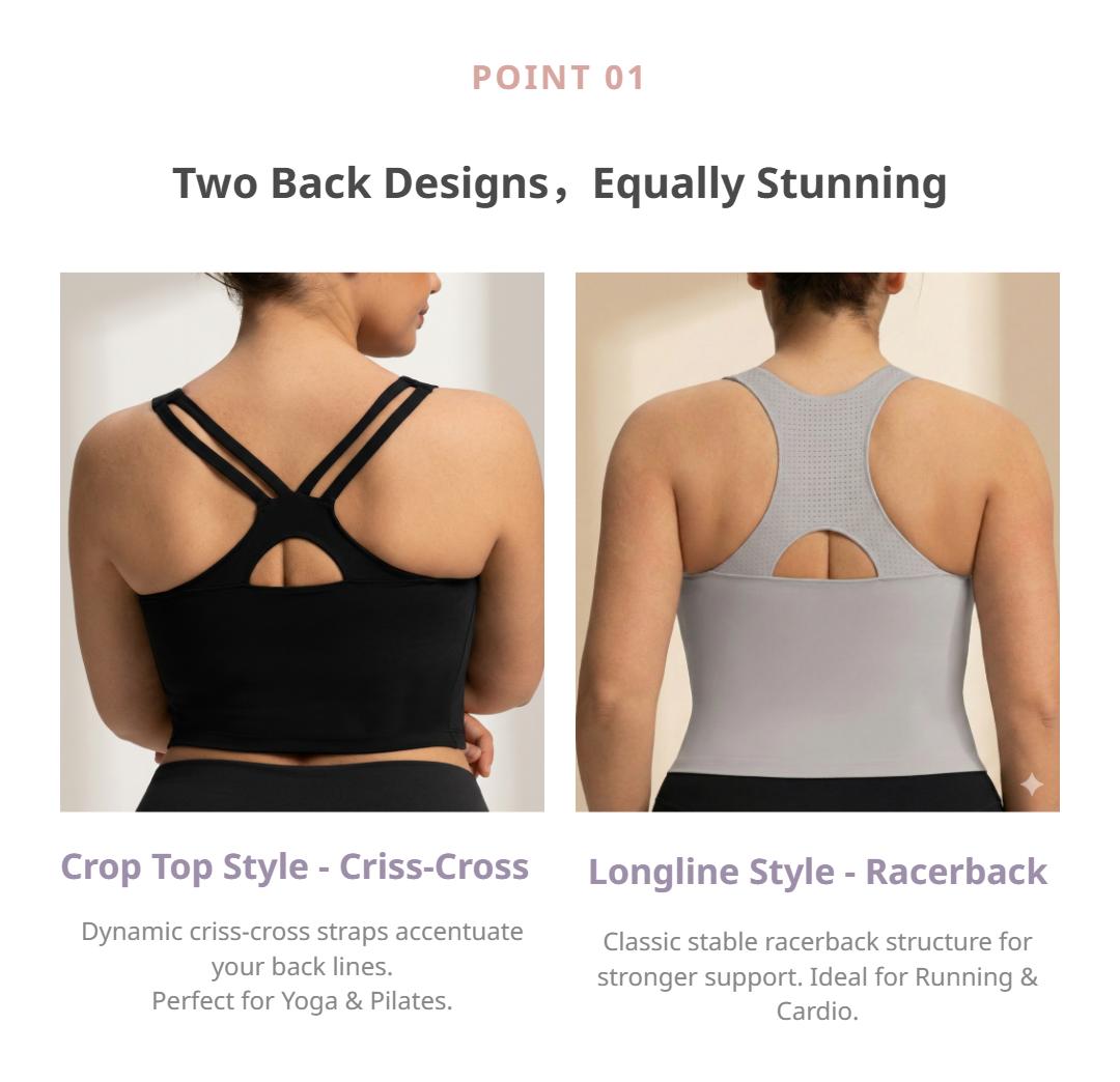 HSIA AirBalance Wirefree Lightly Padded Medium Support Breathable Sports Bra Yoga Running Criss Cross Back Crop Top or Racerback Longline Tank Top 32D 40DDD SpringStatements HSIA AirBalance Wirefree Lightly Padded Medium Support Breathable Sports Bra Yoga Running Criss Cross Back Crop Top or Racerback Longline Tank Top 32D 40DDD SpringStatements