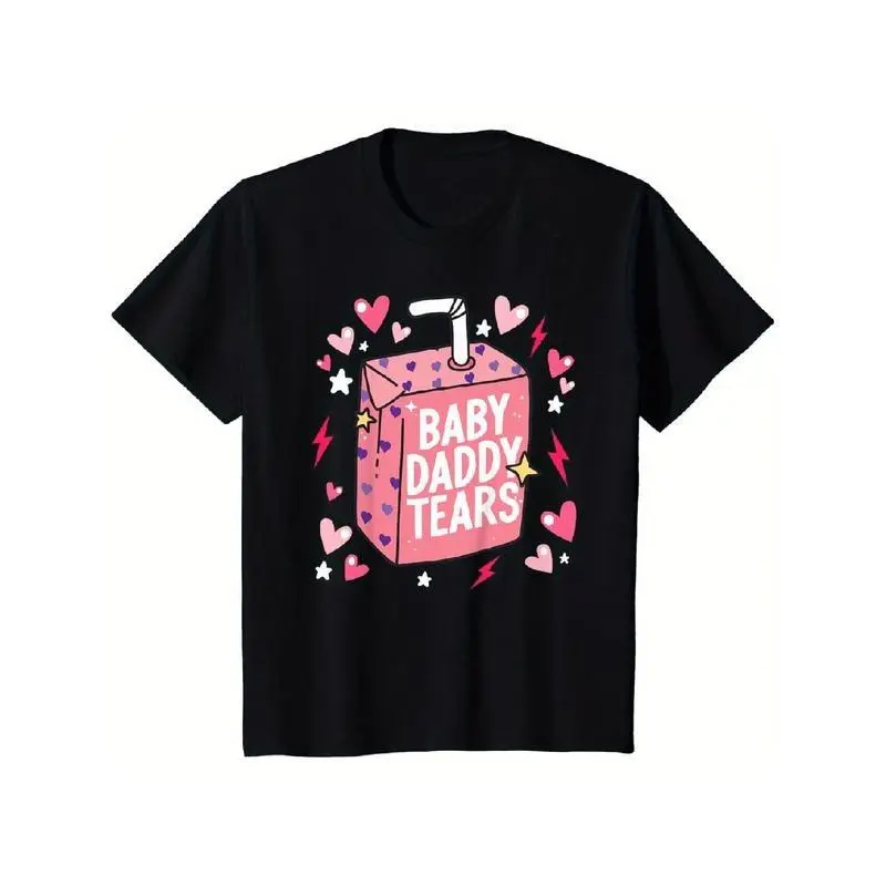 Men's "Dad Is My Valentine" Graphic T-Shirt - Casual Streetwear Top in Soft Cotton Fabric, Lightweight & Seamless for Year-Round Wear, Pure Cotton, Fashion, Chinese New Year, Party, Thanksgiving, Shortsleeve, Smooth, Menswear, Round Neck, Stylish, Knit, A