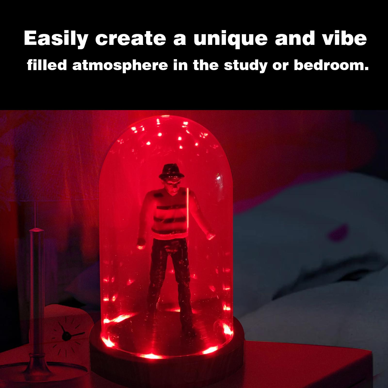 Horror Movie Collection Lamp, Home Decoration Table Lamp, Holiday Ambience Desktop Ornament, Halloween Unique Gift and Decoration.