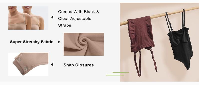 SHAPERX Strapless Bodysuit Tummy Control Shapewear Seamless Women Thong/ Shorts Style Ultra Stretch Fabric Breathable Mesh Design Comfortable Fit