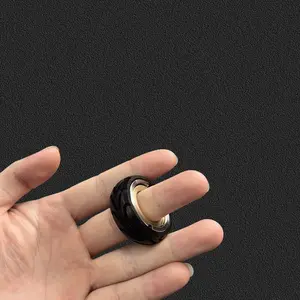 Gen 2 Mechanical Fidget Spinner Ring | Premium Metal Stress Relief Toy for Adults | Cool Indoor Leisure & Anxiety Relief