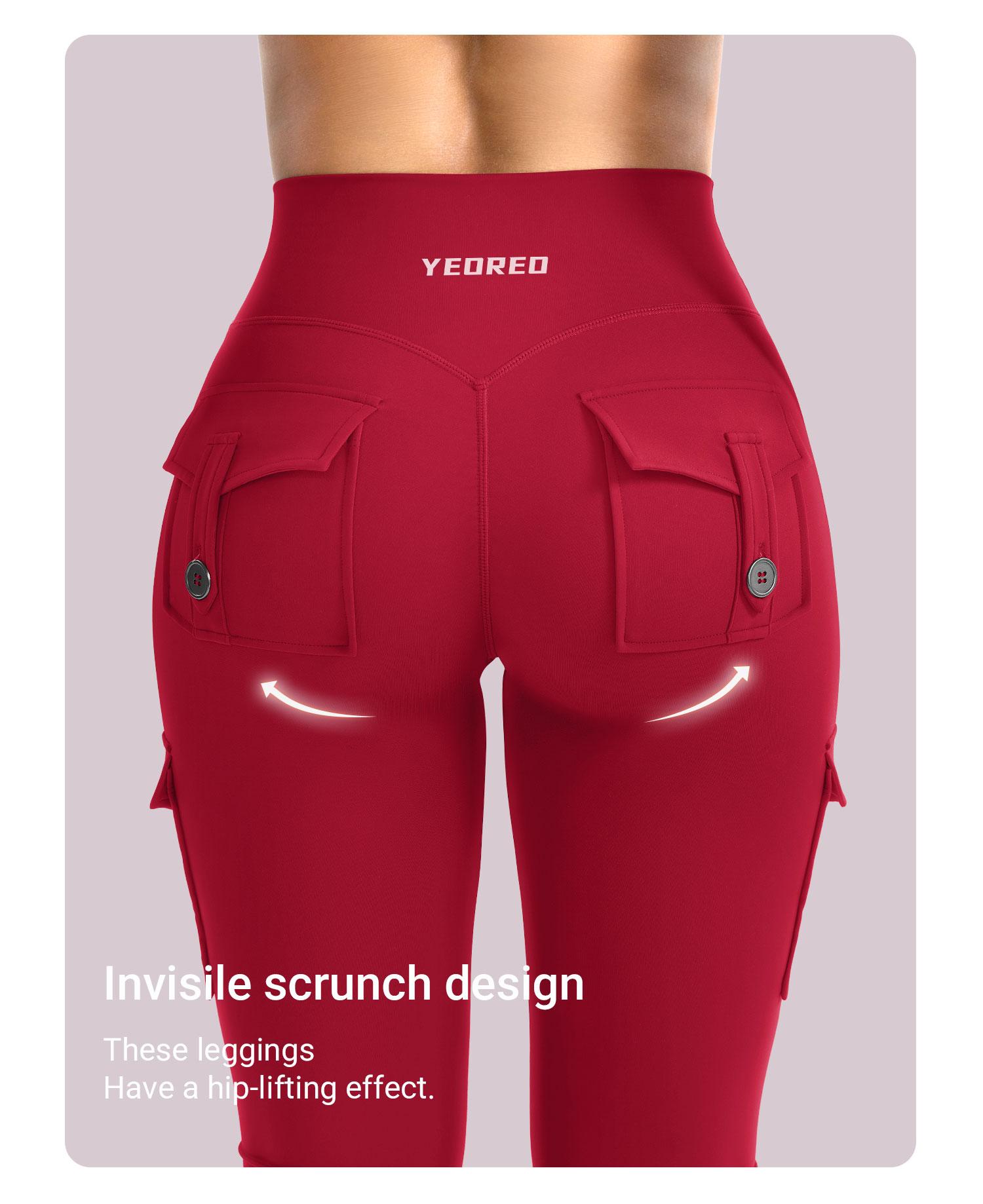 YEOREO CoreFlex Women's Workout Flare Leggings with Pockets Hidden Scrunch High Waisted Cargo Gym Yoga No Front Seam Leggings Flared Joggers Fitness Outfit Camouflage Sports Pants 75% Nylon 25% Spandex YEOREO CoreFlex Women's Workout Flare Leggings with Pockets Hidden Scrunch High Waisted Cargo Gym Yoga No Front Seam Leggings Flared Joggers Fitness Outfit Camouflage Sports Pants 75% Nylon 25% Spandex