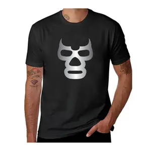 Blue Demon Graphic T-Shirt - 100% Cotton, Casual Crew Neck, Short Sleeve, Regular Fit, Knit Fabric, Geometric Pattern, Suitable for Men Streetwear Top