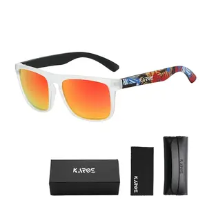 Wraparound Polarized Sport Sunglasses - UV400 Outdoor Performance