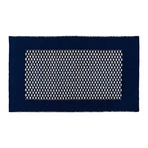 Design Imports 20" x 31.5" Reversible Bordered Small Diamond Rug