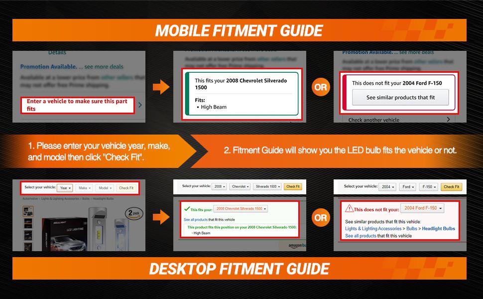1992 Ford Ranger 9004/HB1 70W 6500K White IP67 LED Headlight Bulbs 2PCS SEALIGHT S6