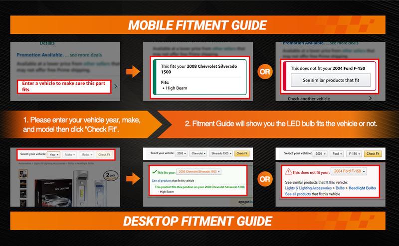 1992 Ford Ranger 9004/HB1 70W 6500K White IP67 LED Headlight Bulbs 2PCS SEALIGHT S6