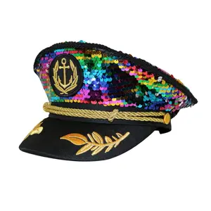 Sequin Captain Hat