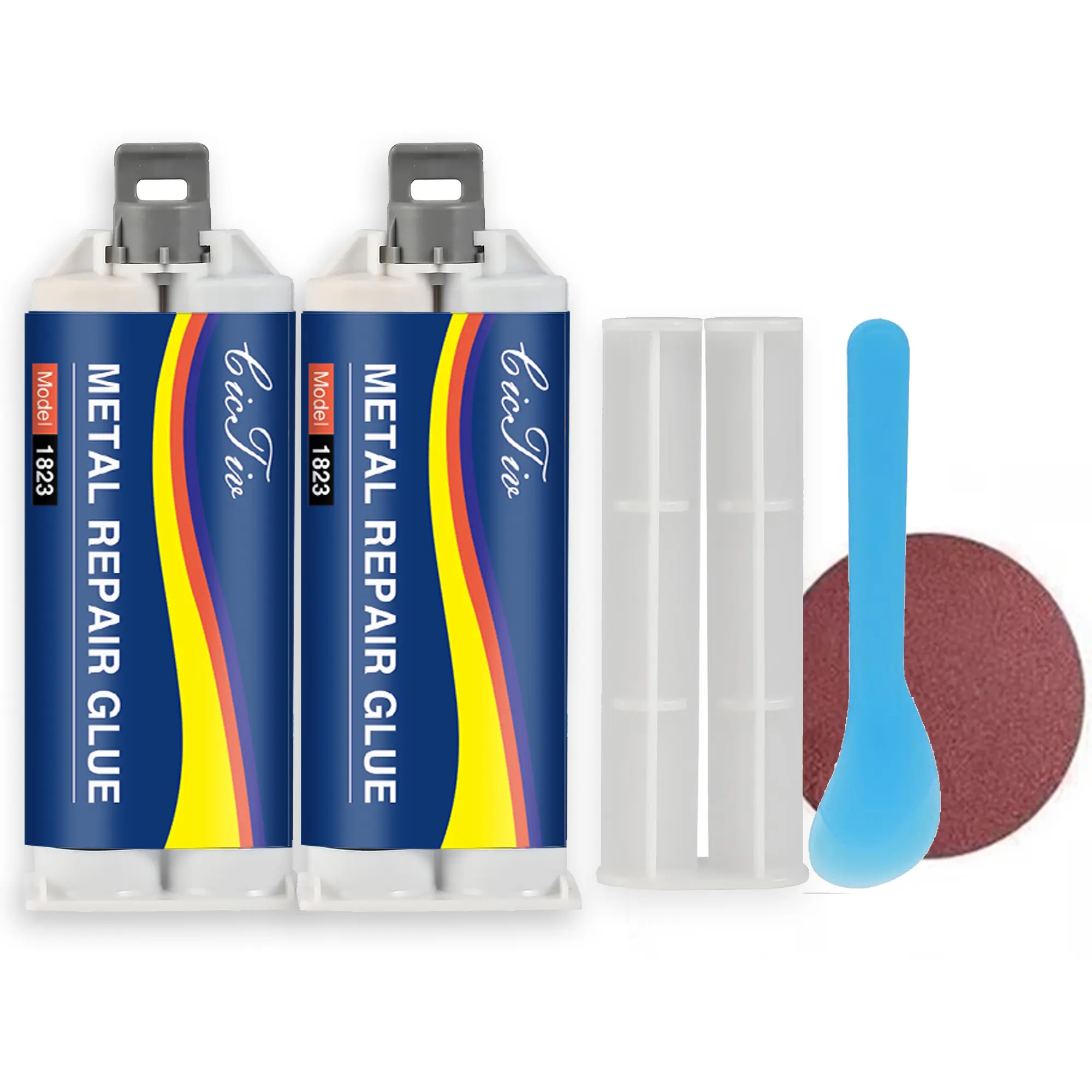 Enhanced casting glue, Metal Repair Glue, Casting Repair Glue, High Temperature Resistant Liquid Metal Welding Filler for Metal Casting Defect, AB Glue new semi