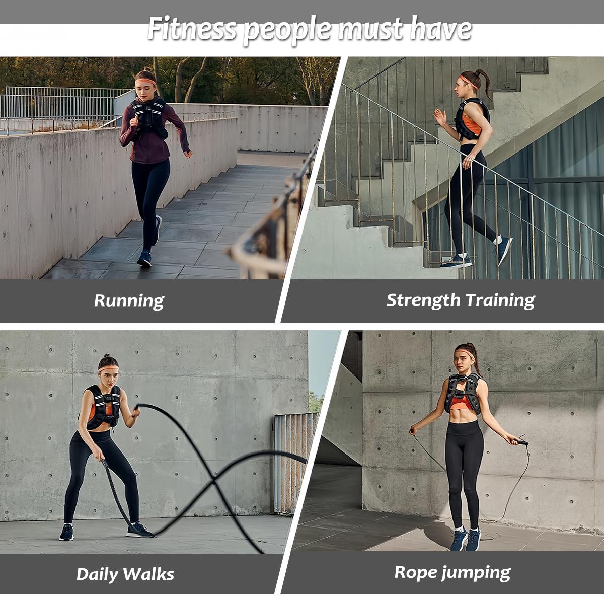 Lightweight Weighted Vest for Beginners & Advanced Training Unisex Fitness Auxiliary Equipment Strength Training Running Vest Ideal for All Levels