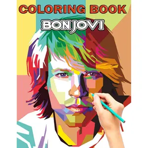 Bon Jovi Coloring Book: An Amazing Coloring Book With Lots Of Illustrations For Relaxation And Stress Relief Paperback – September 2, 2021