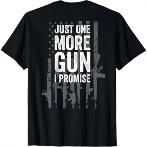 Women's Classic Short-Sleeve Crew Neck T-Shirt - Soft Fabric, Durable Stitching, Breathable Fit, Graphic Print Gunny Joke Tee for Gun Enthusiasts, Long Wear Comfortable Essential Gift