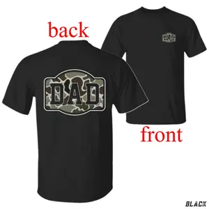 Camo DAD T-Shirt | Father's Day Camouflage Dad Tee| Hunting & Outdoor Casual Dad Top