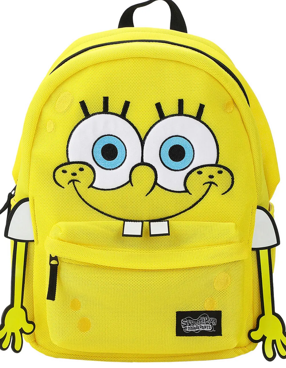 BIOWORLD SpongeBob SquarePants 17" Backpack, Yellow Combo