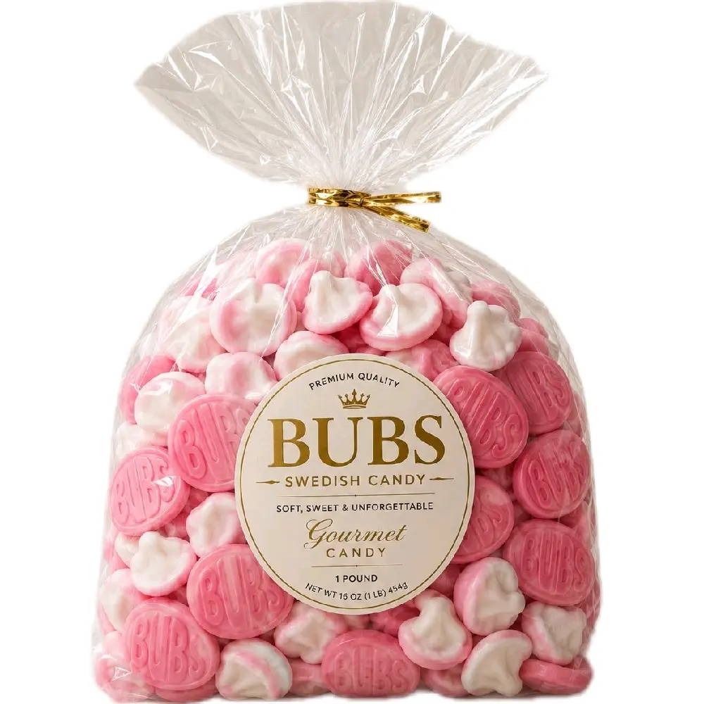 1lb Swedish Candy Mix ** 2 Flavors ** Strawberry Pomegranate & Strawberry Mushrooms