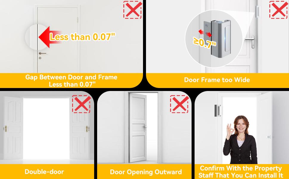 2 Pack Home Security Door Lock Withstand 800 lbs for Inward Swinging Door,Reinforcement Lock with 8 Screws to Prevent Unauthorized Entry door lock #Outdoorfun 2 Pack Home Security Door Lock Withstand 800 lbs for Inward Swinging Door,Reinforcement Lock with 8 Screws to Prevent Unauthorized Entry door lock #Outdoorfun