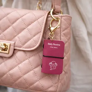 Mini Notebook Keychain – Cute Planner Charm for Bags & Keys