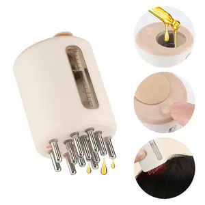 3-in-1 LED Light Electric Scalp Massager, Scalp Oil Applicator & Hair Oil Applicator for Hair Growth, Oil Massager for Scalp, Suitable for Head Massage and Applying Scalp-Strengthening Oils, Stocking Filler Gift