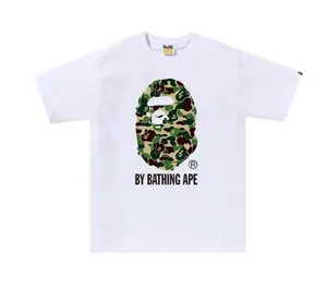 BAPE ABC Camo By Bathing Ape Tee White Green