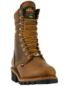 Thorogood Men's 9" Waterproof Logger Work Boot Steel Toe - 804-3554
