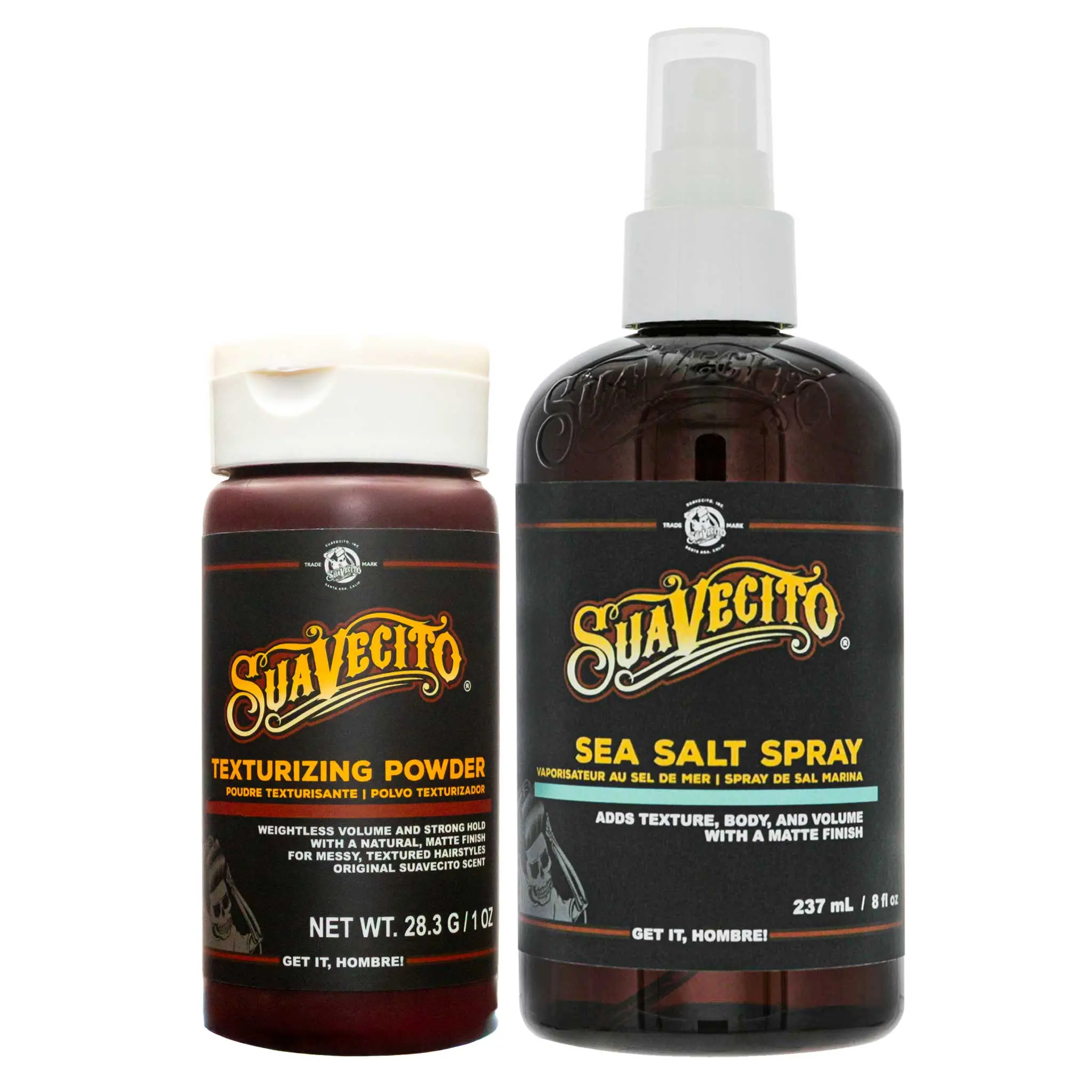 Hair Texture Bundle | Volume + Beach Wave Styling | Texturizing Powder + Sea Salt Spray