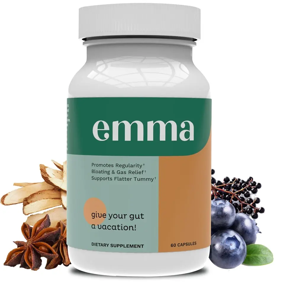 Emma 60 Capsule Improve Energy Digestive Gut Health Boost Metabolism Antioxidant