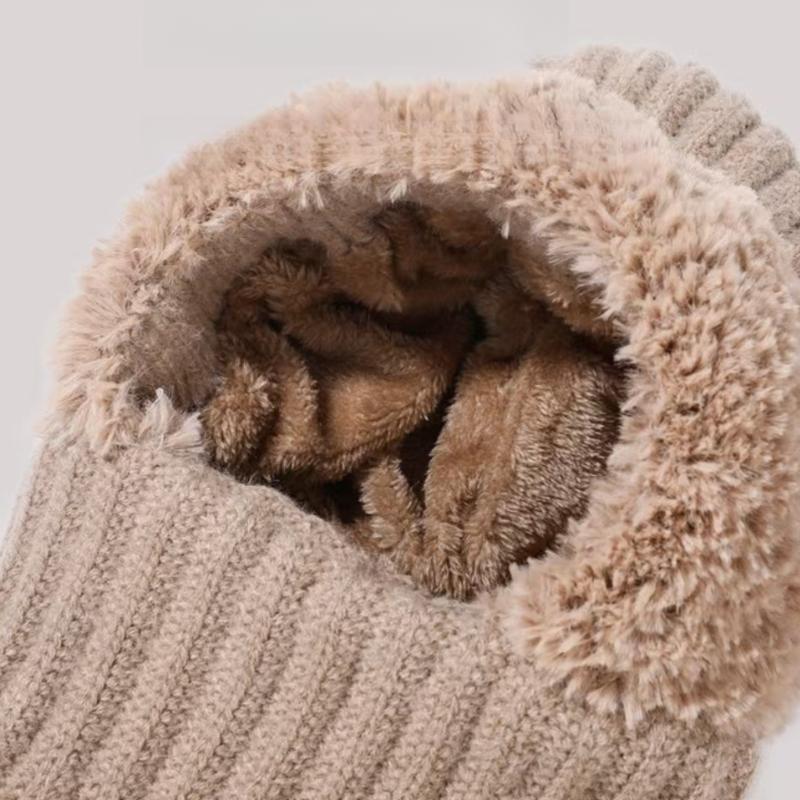 Knitted Face Mask Hat & Scarf - Anti-Cold Windproof Winter Accessory for Fashionable Outfits - Versatile Warmth Protection for Chilly Days