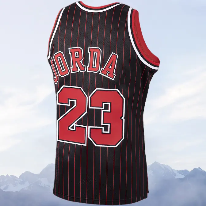Men's Sleeveless stitched Basketball Jersey Black 1997-98 collect