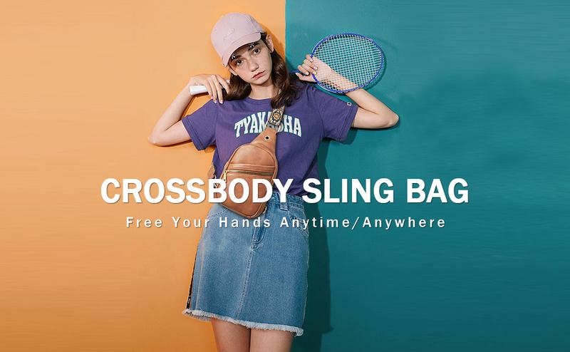 Telena Sling Bag for Women Crossbody Bags for Women Fashion Chest Bag with Adjustable Strap small chest bag purses for women Gift Purse TikTokShopHolidayHaul