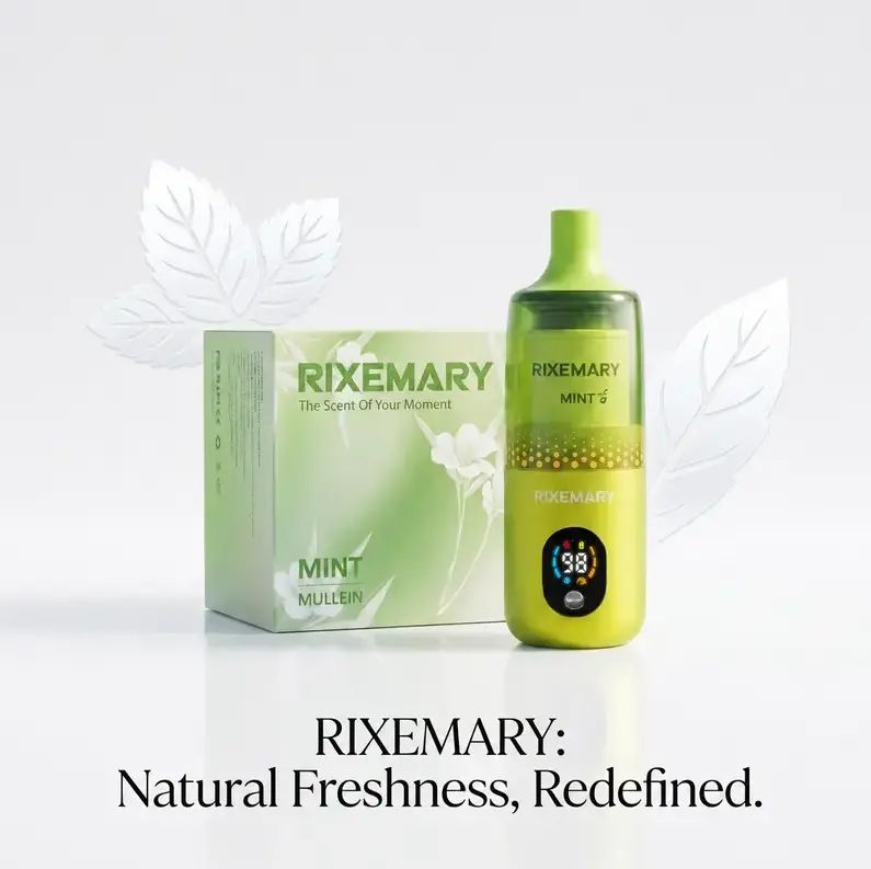 RIXEMARY Waterless Essential Oil Diffuser - Home Aromatherapy Device with Hotel-Grade Essential Oils, 100 Sq Ft Coverage, Adjustable Mist Output, Timer Function, Ideal for Hotels, Commercial Spaces